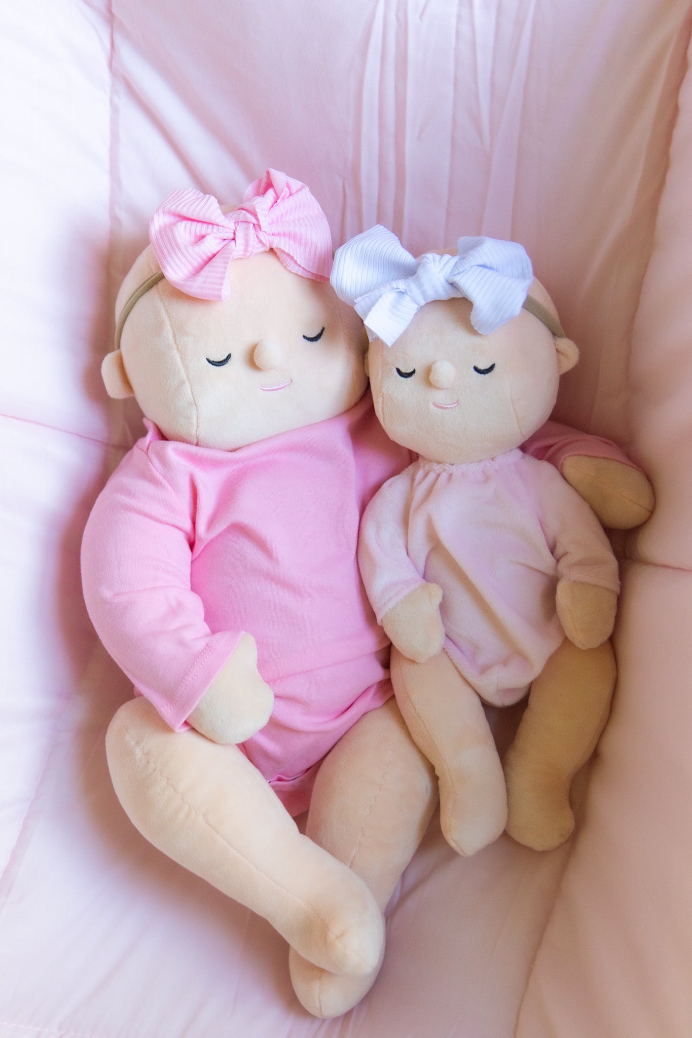 Doll Headband Bow | Fits All Comfort Cuties Sizes | Pink or White