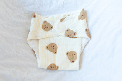 Teddy Bear Cloth Diaper