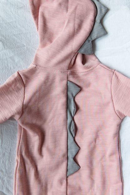 Dino Romper - Pink