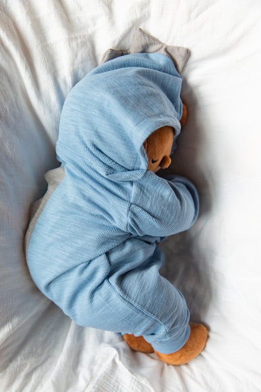 Dino Romper - Blue